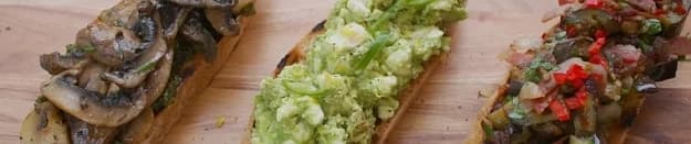 Bruschetta trzy sposoby