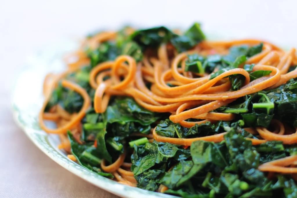 Chilli linguini z cavolo nero