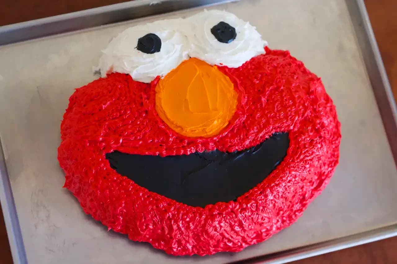 Elmo Birthday Cake