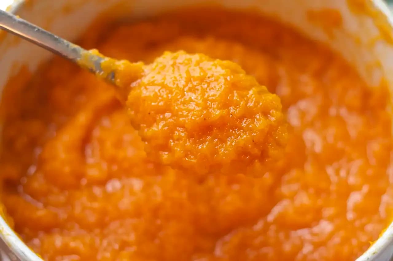 Purée z dyni piżmowej