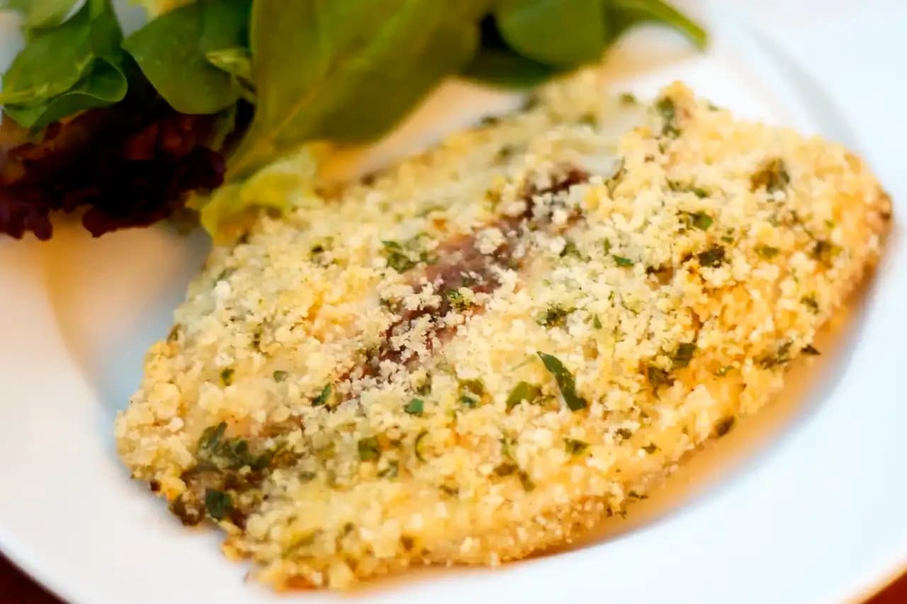 Parmezanowa panierka na tilapii