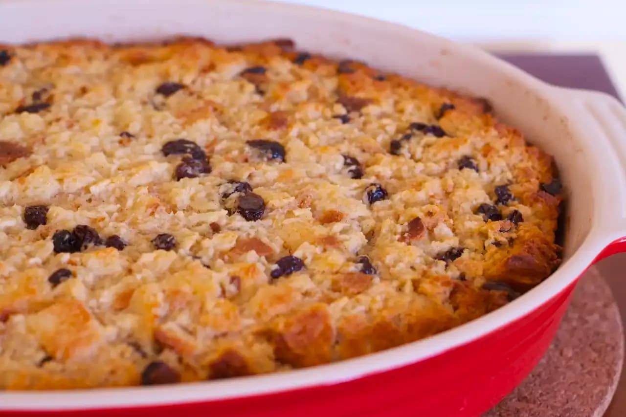 Rum Raisin Bread Pudding