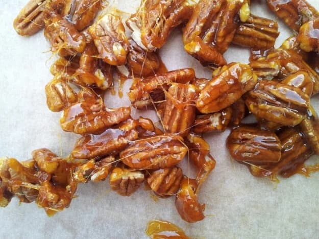 Wicked salted caramel pecans