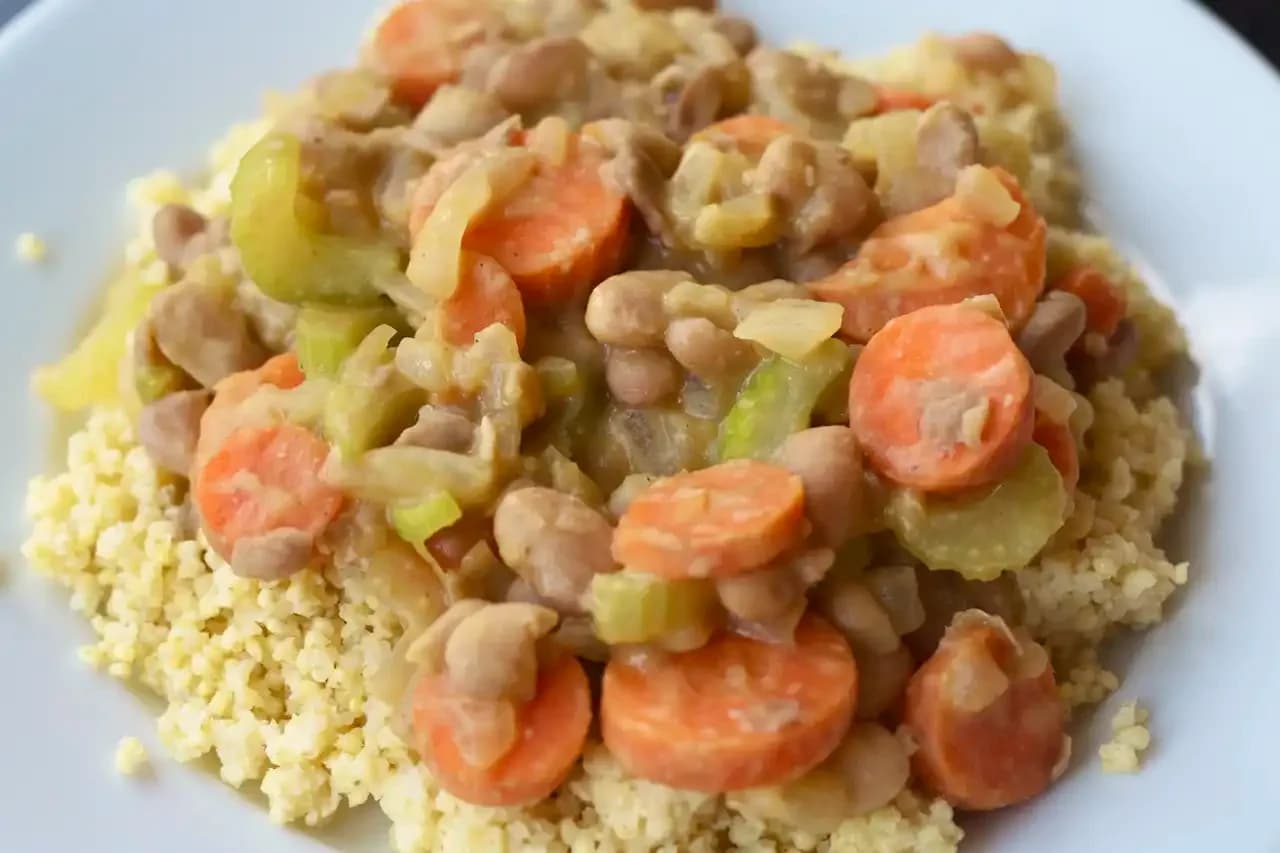 Savory Beans and Millet