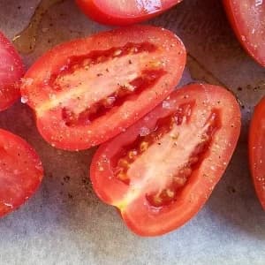 Slow roasted tomatoes