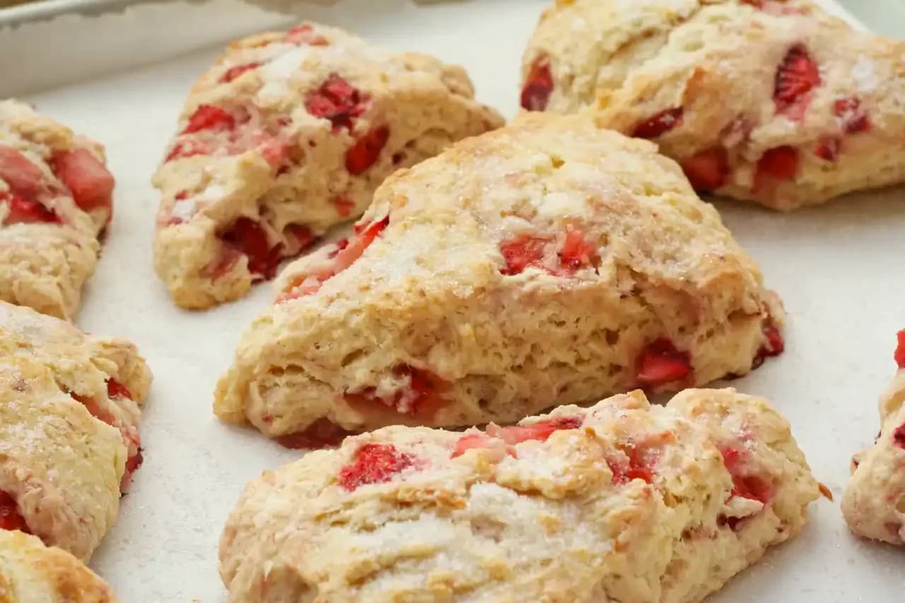 Strawberry Scones