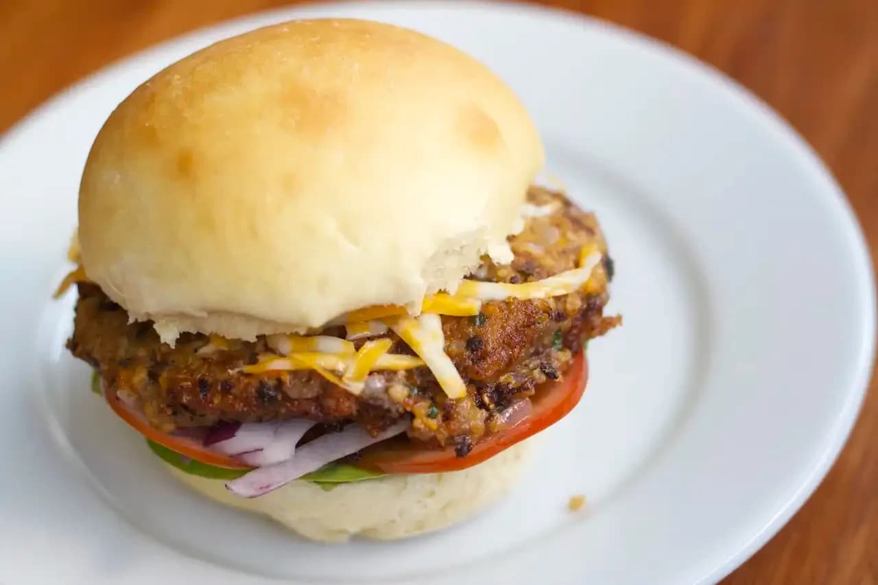 Sweet Potato & Black Bean Veggie Burgers